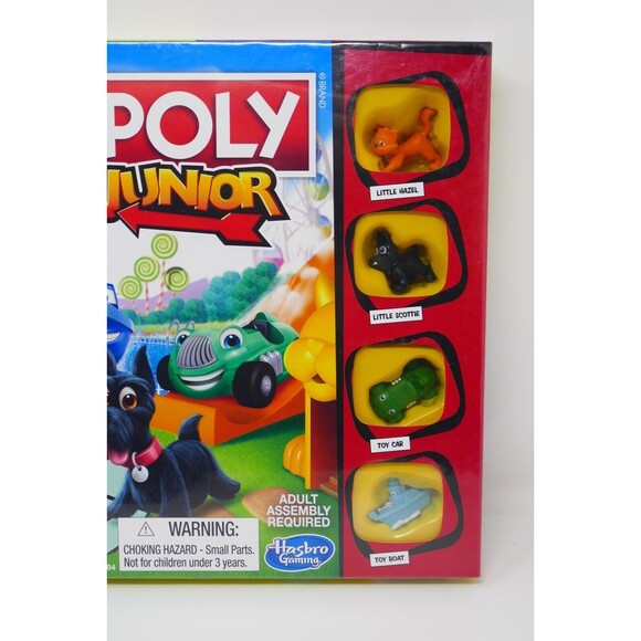 Hasbro Monopoly Junior Board Game Jr Boy Girl Kids Gift SEALED - Picture 2 of 4